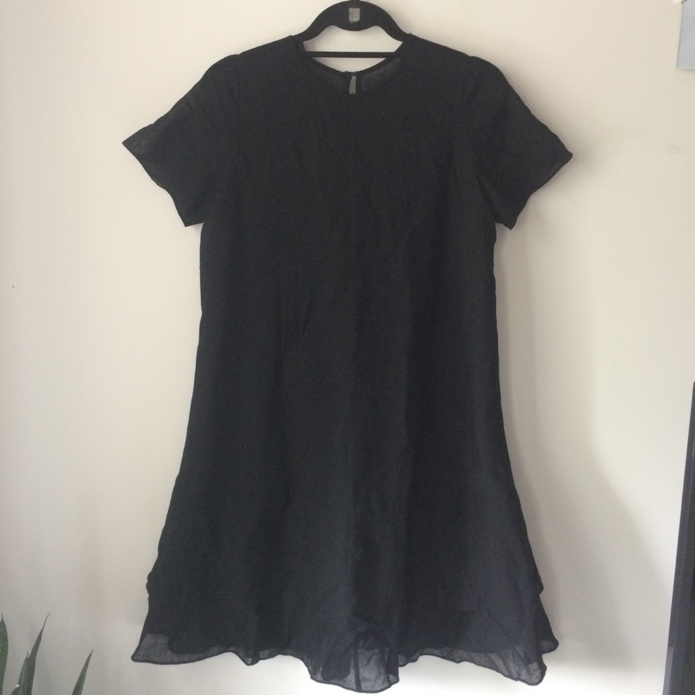 Morgane le Fay silk-lined wool dress